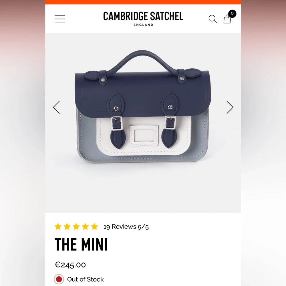 The Cambridge Satchel Co. Crossbody The Tiny- New‎ with tags